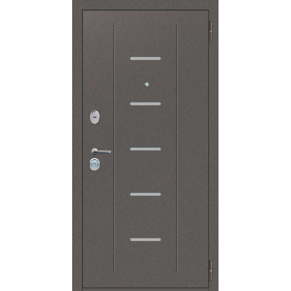 Входная дверь YoDoors-33 Антик серебро Бетон снежный/Белое стекло 860L